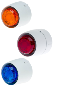 Red, Amber & Blue Coloured Visual Alarm Devices